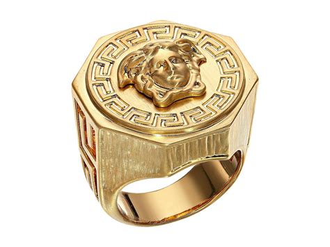 versace greca band ring|Versace men's rings for sale.